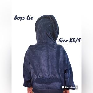 Boys Lie Velour hoodie GUC